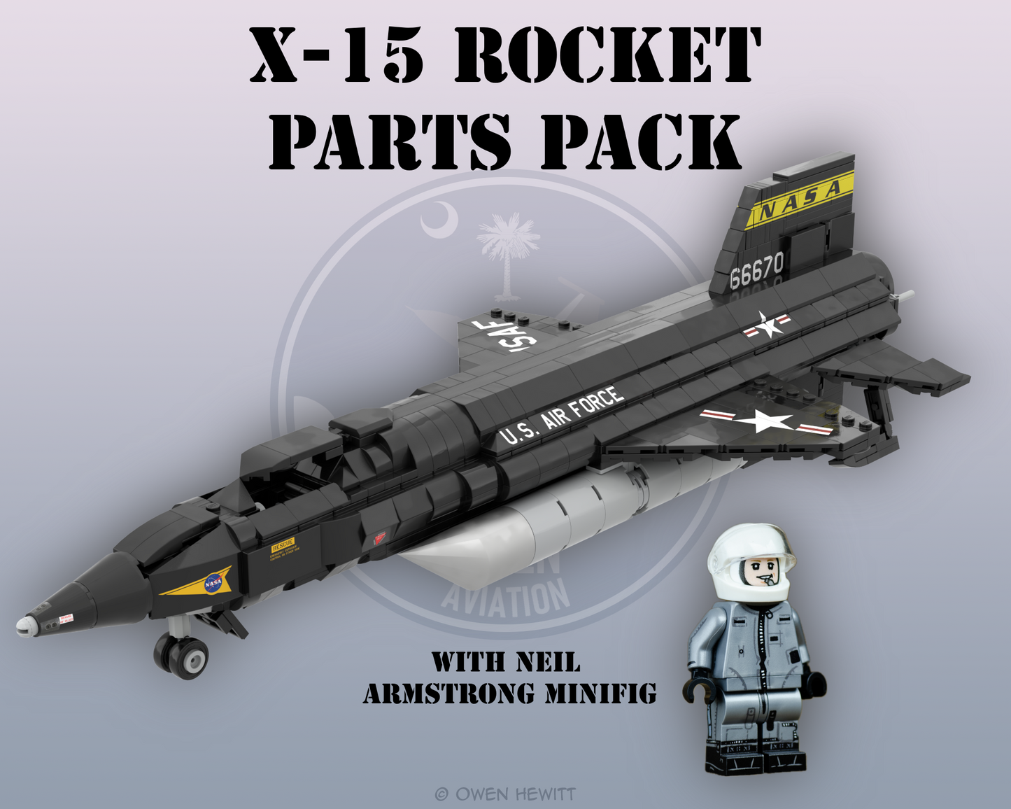 X-15 Printed Parts Pack + Digital Instructions