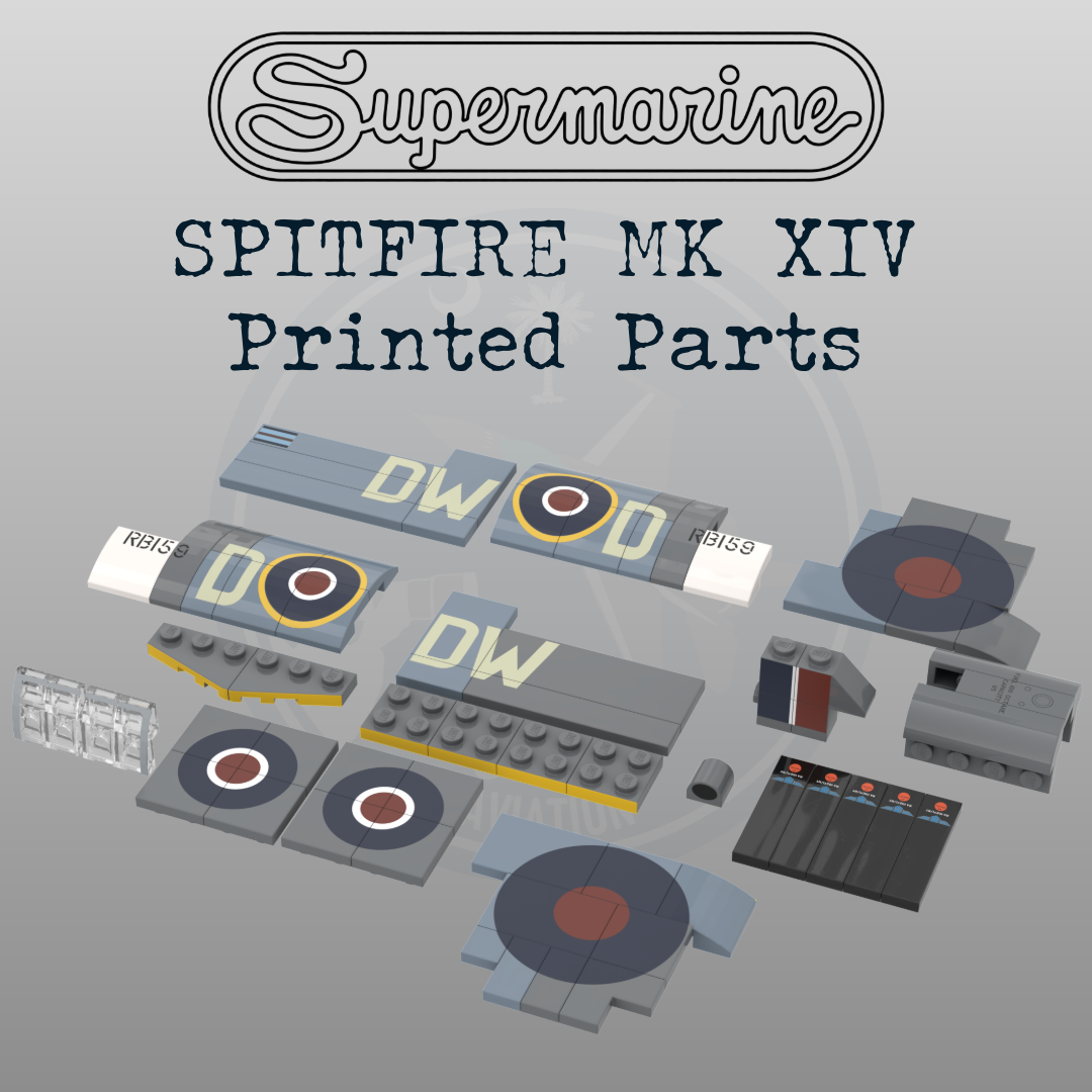 Supermarine Spitfire Mk XIV — Printed Parts Pack
